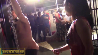 Master and slave bdsm session
