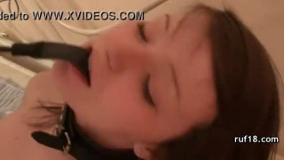Playful teen introduced to hard bdsm sex
