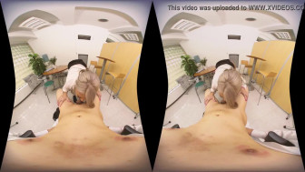 Beautiful erotic office slut chick Japanese VR Porn
